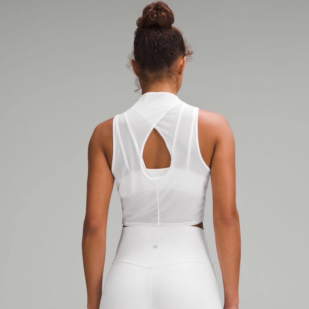 Lululemon Keyhole Mesh Tank